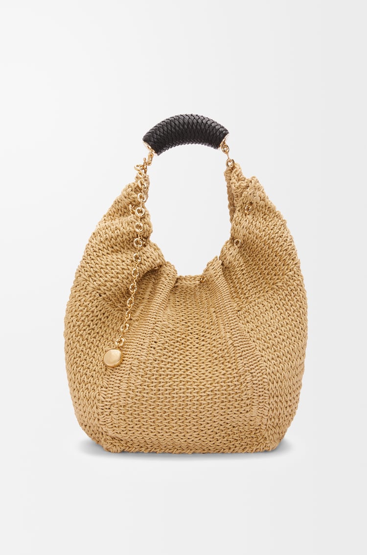 LOEWE スクイーズバッグ ミディアム（コード&カーフ） ナチュラル
