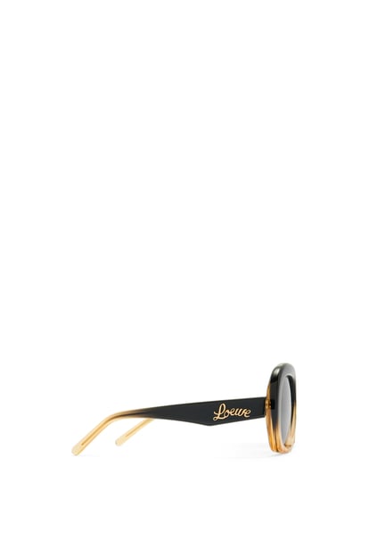 LOEWE Square halfmoon sunglasses in acetate Gradient Black/Beige plp_rd