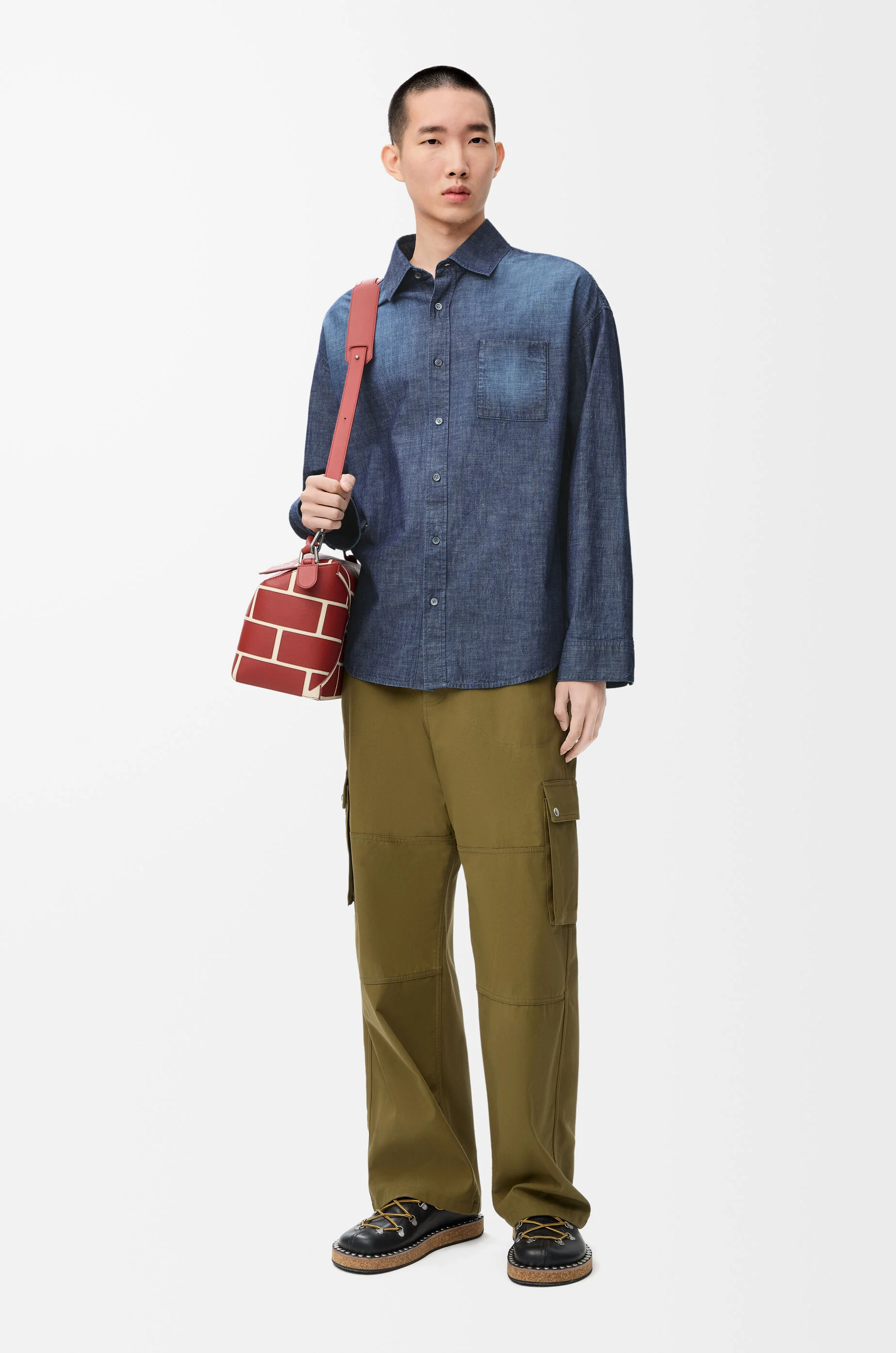 シャツ（コットン） ブルー - LOEWE