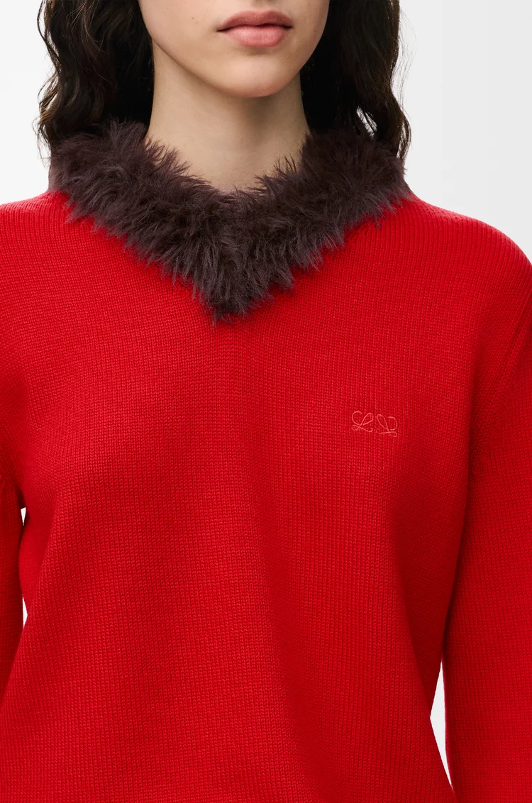 LOEWE Jersey en lana Rojo