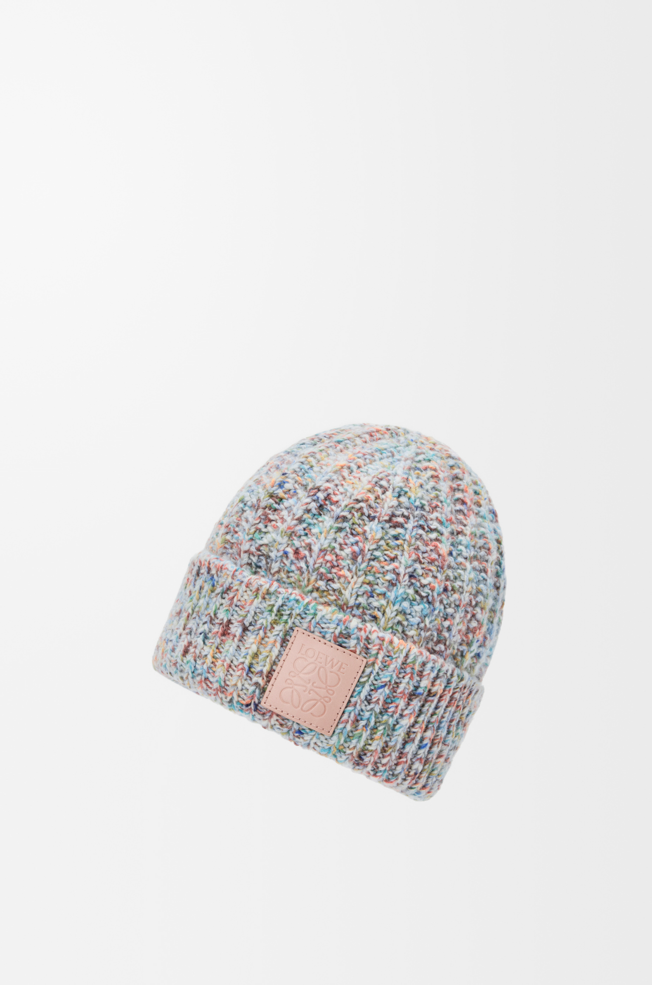 LOEWE Beanie in wool and cashmere blend Multicolor