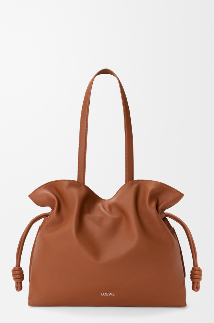 LOEWE フラメンコクラッチ ラージ（ナパカーフ） スクワラルブラウン