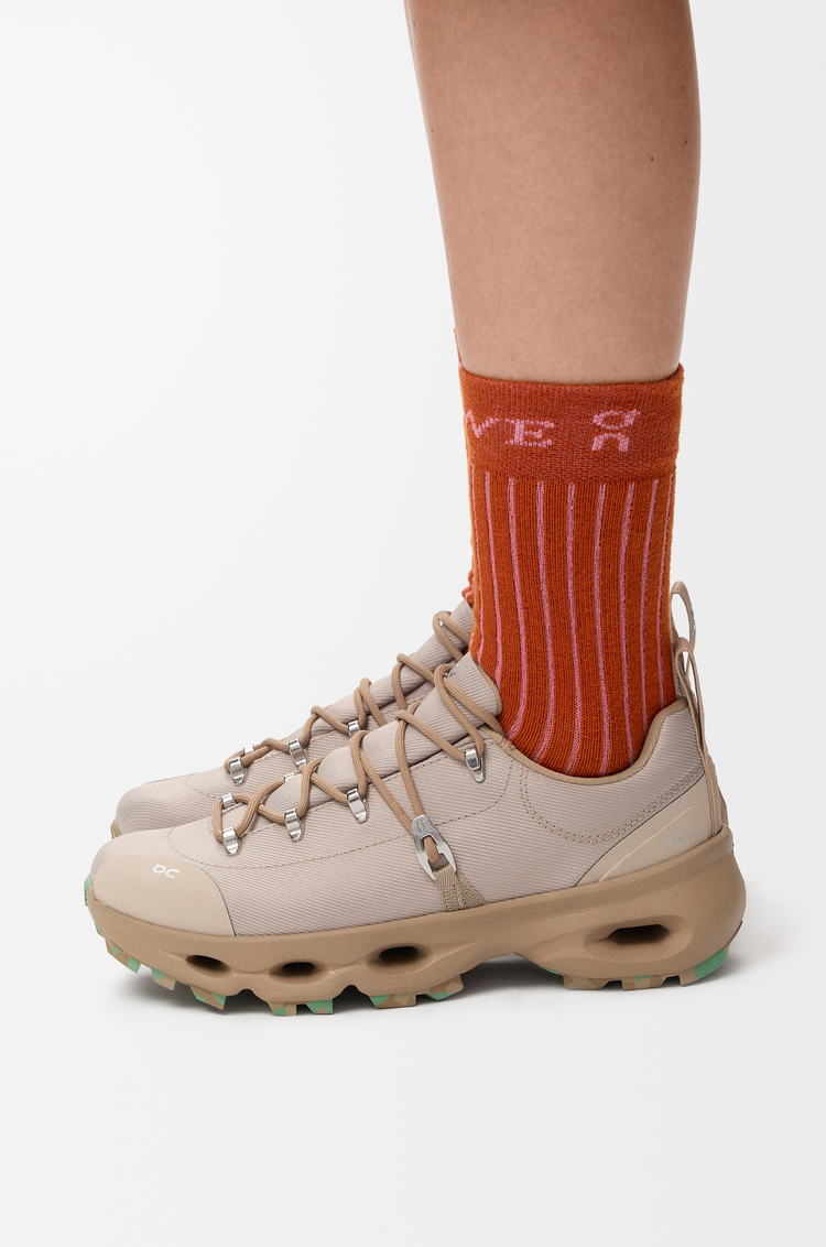 LOEWE Socks in cotton blend Dark Orange