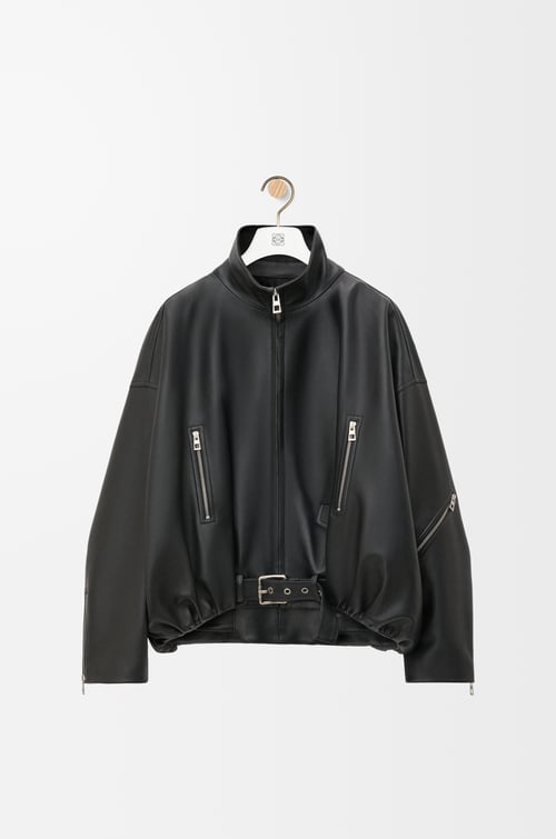 LOEWE Balloon jacket in nappa lambskin Black