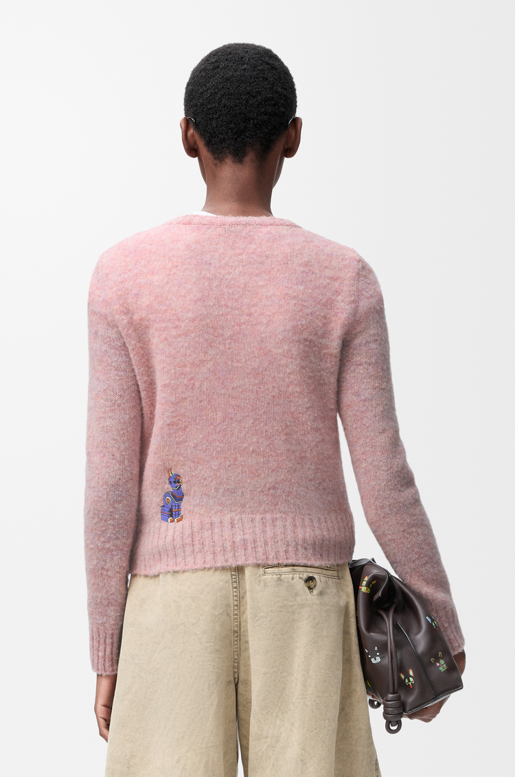LOEWE Jersey en lana Rosa
