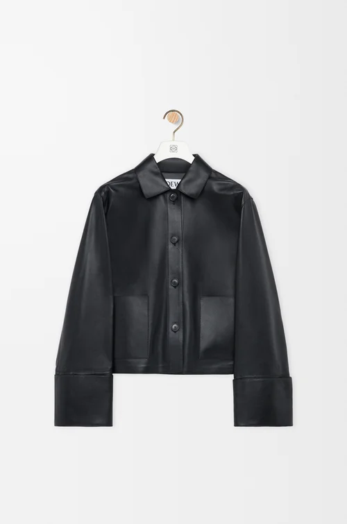 LOEWE ターンアップ ジャケット（ナパラム） ブラック