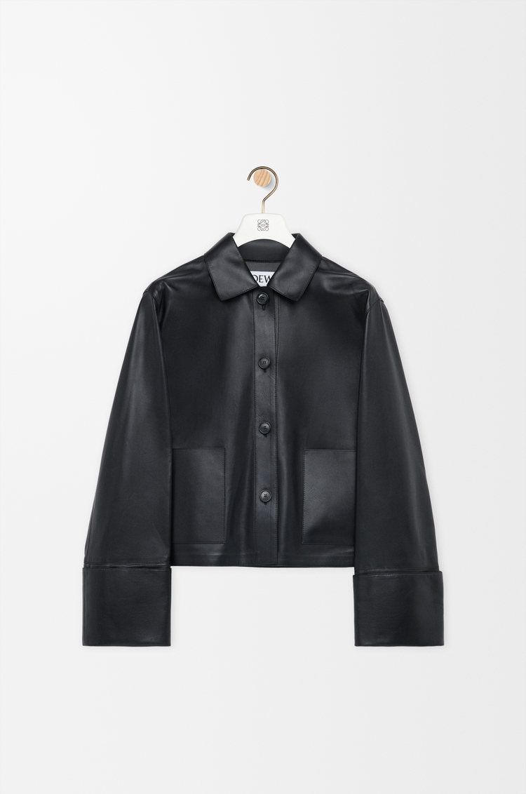 LOEWE ターンアップ ジャケット（ナパラム） ブラック