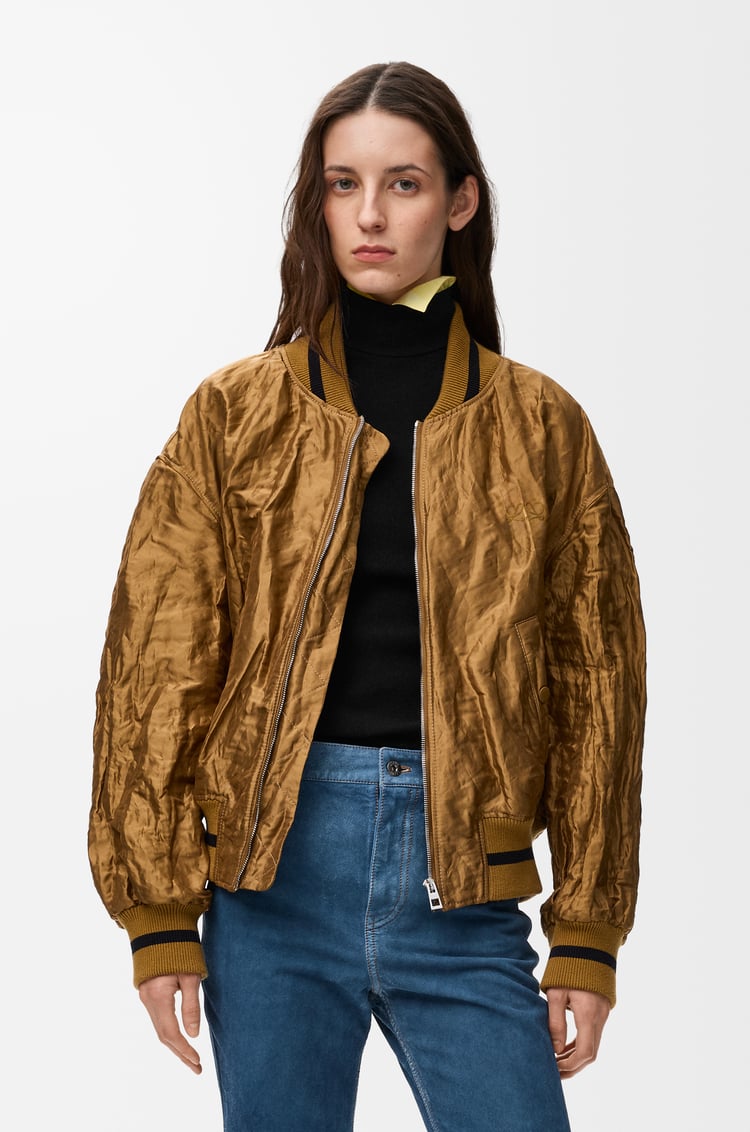 LOEWE Chaqueta bomber en tejido técnico Toffee