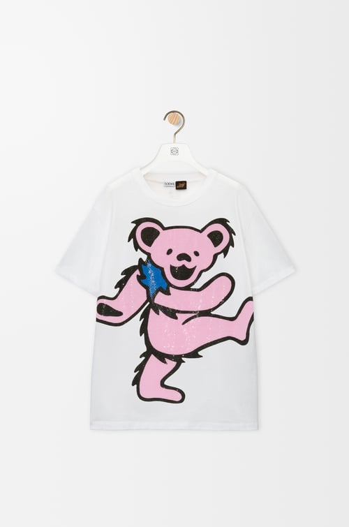 LOEWE Relaxed fit T-shirt in cotton White/Multicolor
