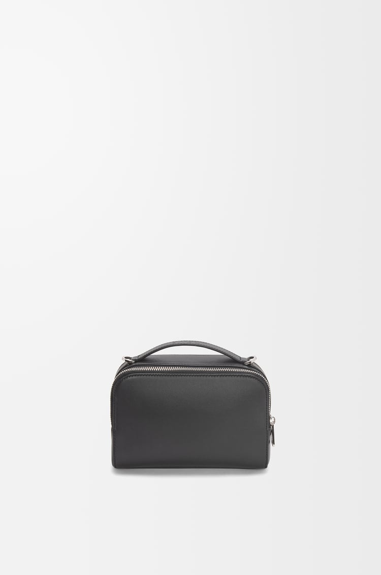 LOEWE Mini crossbody camera bag in satin calfskin Black