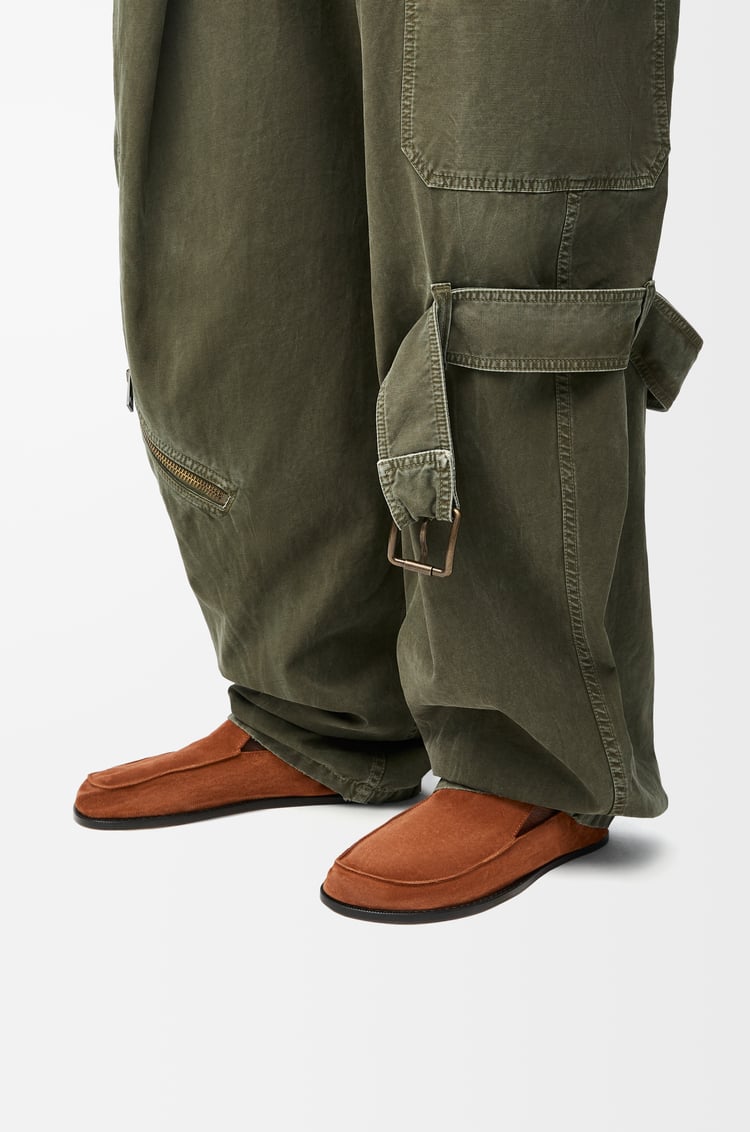 LOEWE Flex loafer in suede Chocolate