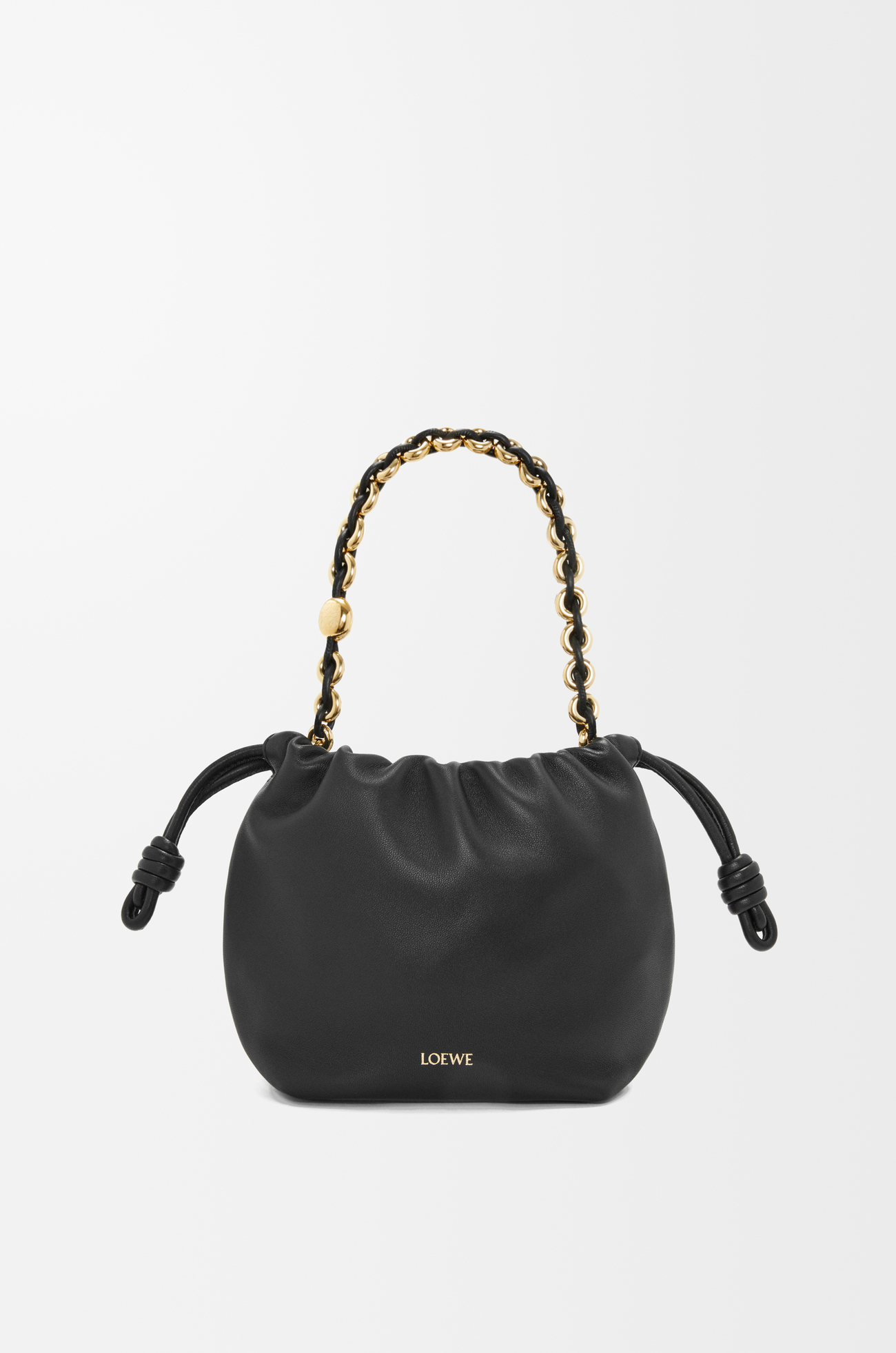 LOEWE Bolso Flamenco Purse mini en piel napa de cordero Negro plp_rd
