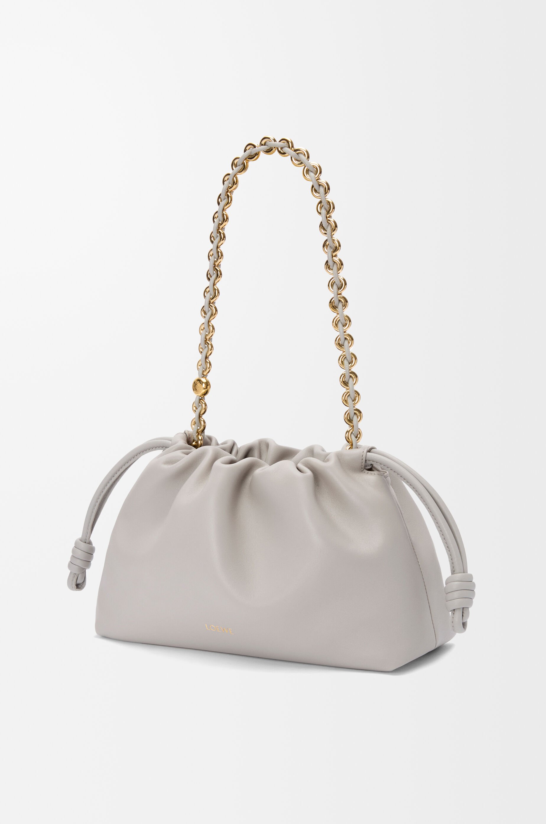 LOEWE☆フラメンコパースミディアム シェルグレー フラメンコパース（メローナパラム） グレー - LOEWE