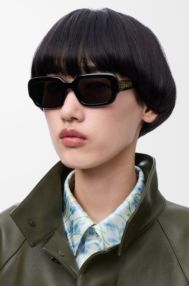 LOEWE Rectangular Slim sunglasses Black