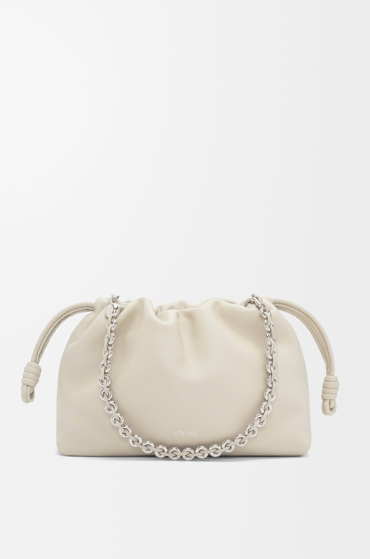 LOEWE Borsa Flamenco Purse media in morbida nappa di agnello Sale Marino