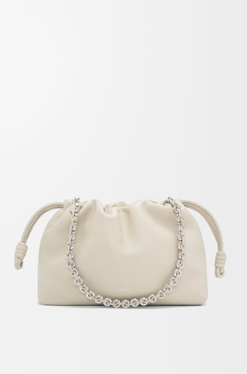 LOEWE Bolso Flamenco Purse mediano en piel napa de cordero Sal Marina
