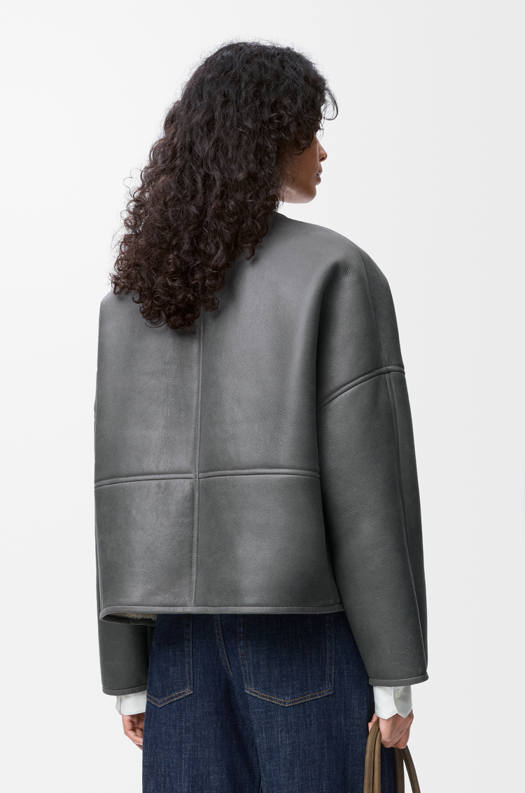 LOEWE ペブル カーディガン（シアリング） ライトグレー