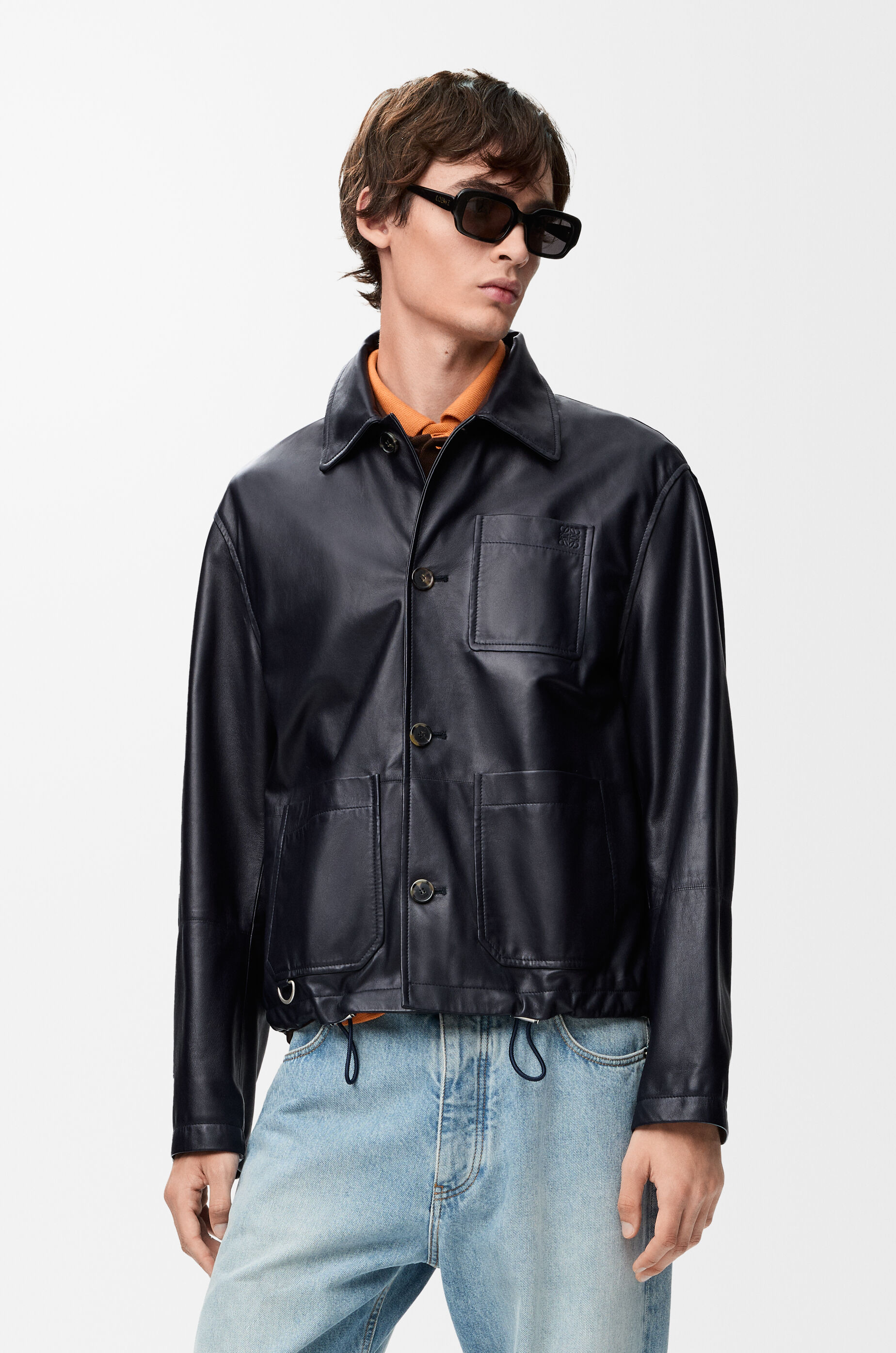 ワークウェア ジャケット（ナパラム&ナイロン） ブルー - LOEWE Japan