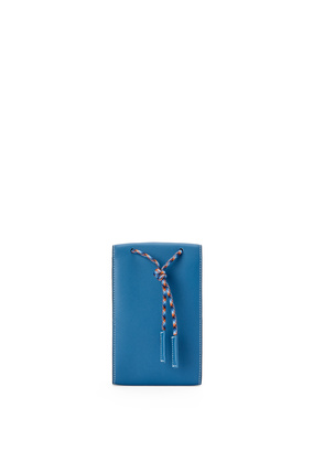LOEWE Minibolso Neck en piel de ternera clásica Azul/Multicolor plp_rd