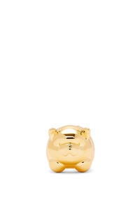 LOEWE Chow chow dice in brass Gold