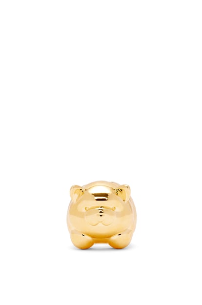 LOEWE Chow chow dice in brass Gold plp_rd