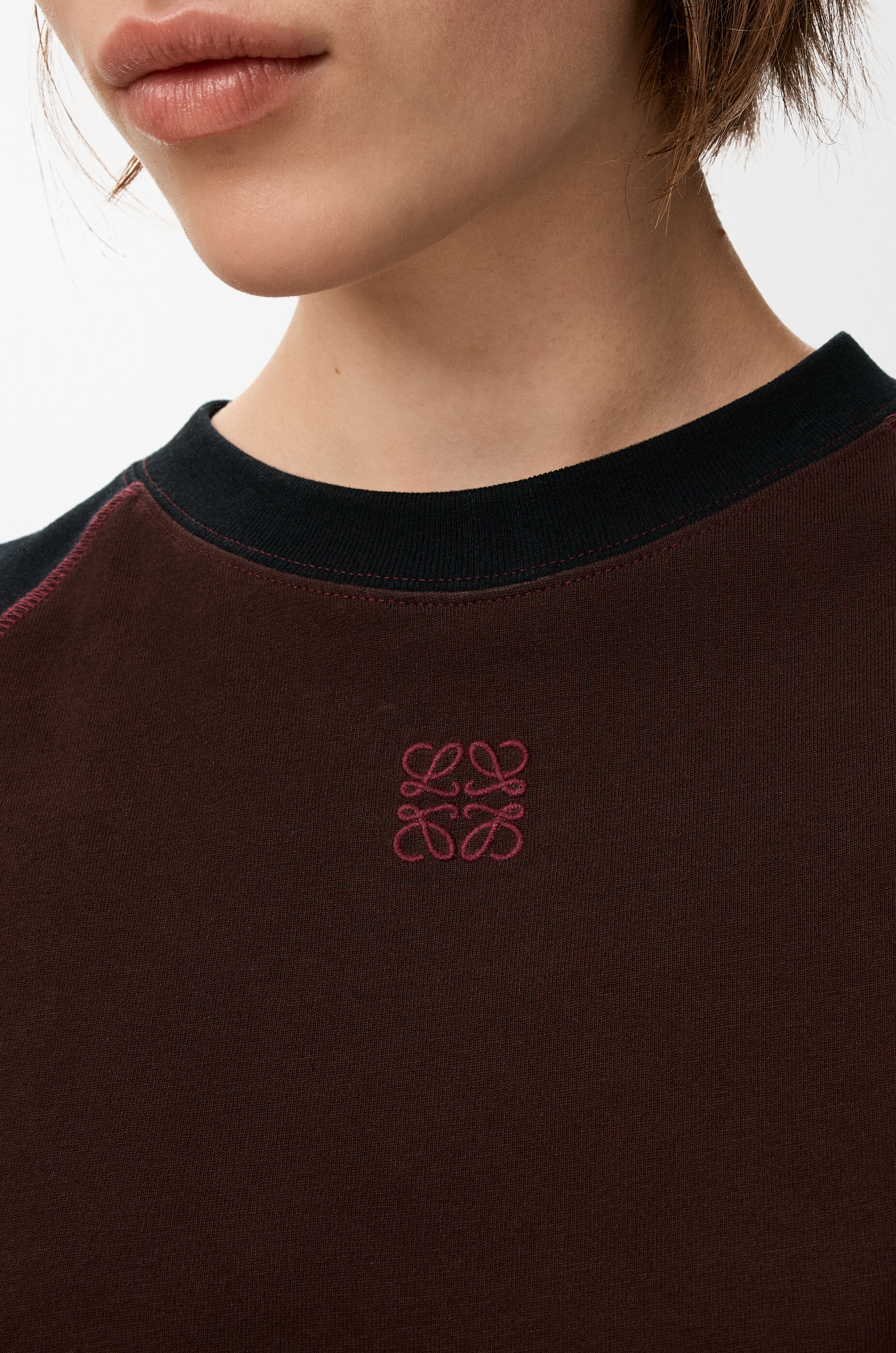 Small fit T-shirt in cotton blend Black - LOEWE