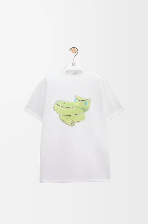 LOEWE T-shirt décontracté en coton technique Blanc