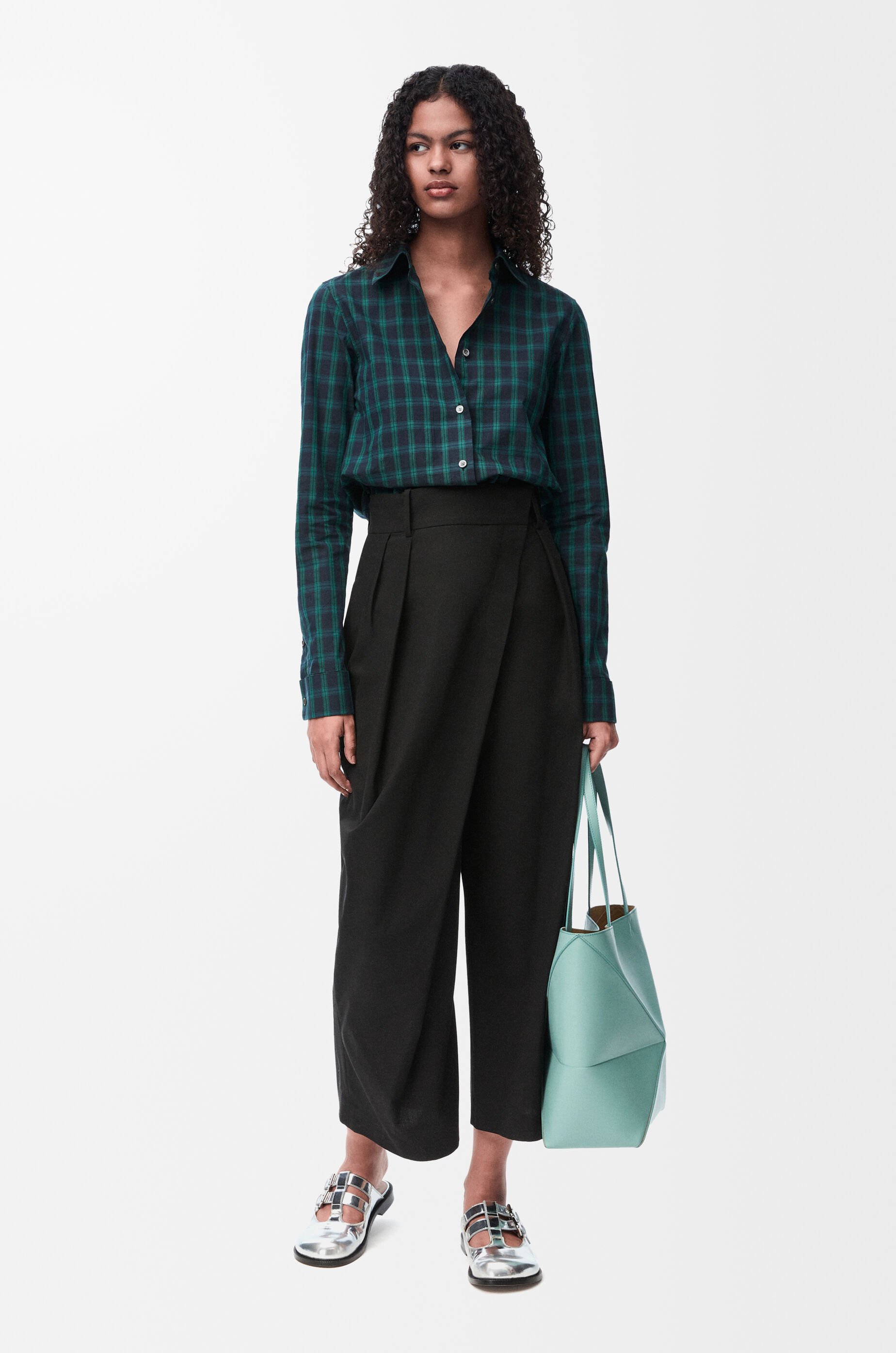 ☆LOEWE☆トラウザーズ（ウール） (LOEWE/パンツ) S359Y04XBP