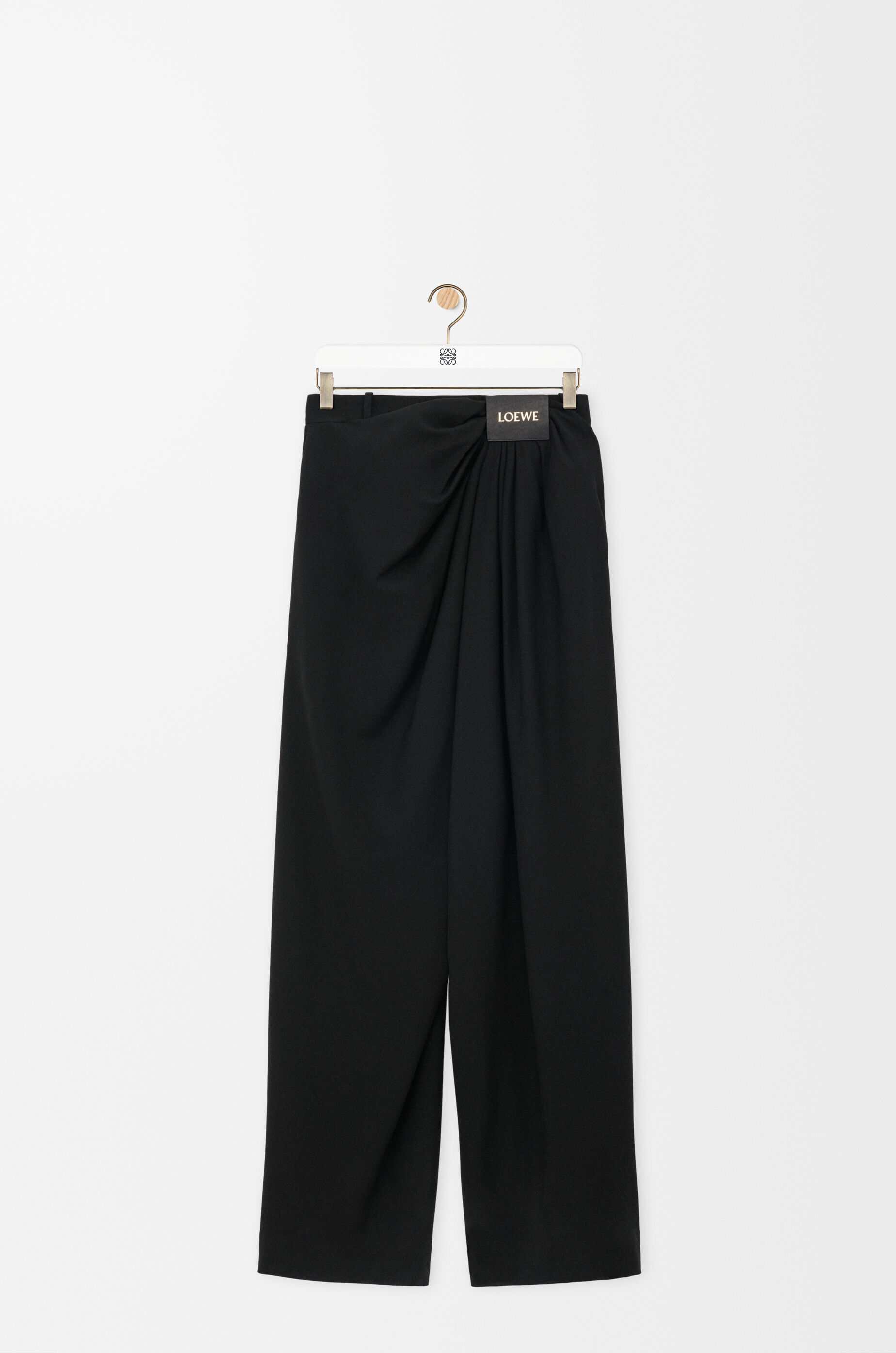 【超お買い得！】 wool in trousers Draped Black LOEWE - 小物