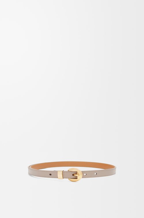 LOEWE Pebble belt in smooth calfskin Sand/Gold