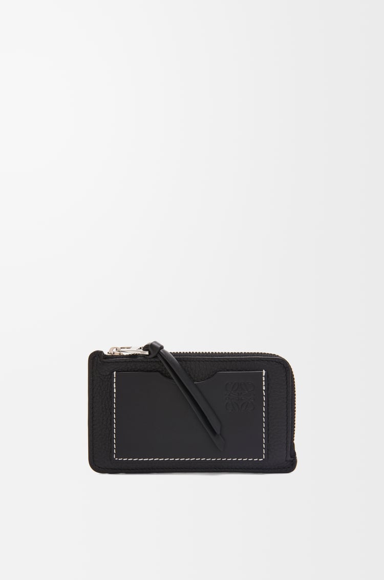 LOEWE コインカードホルダー（ソフトグレインカーフ） ブラック