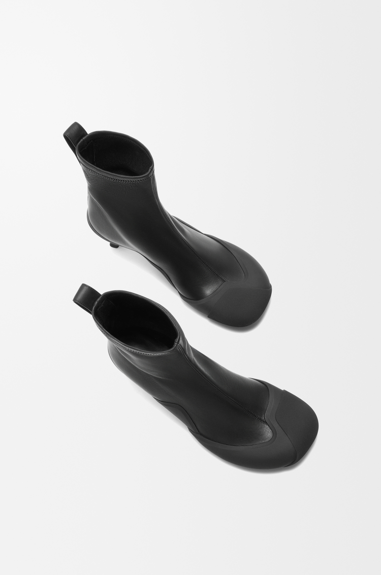 LOEWE Bottines Dive en cuir de veau stretch Noir