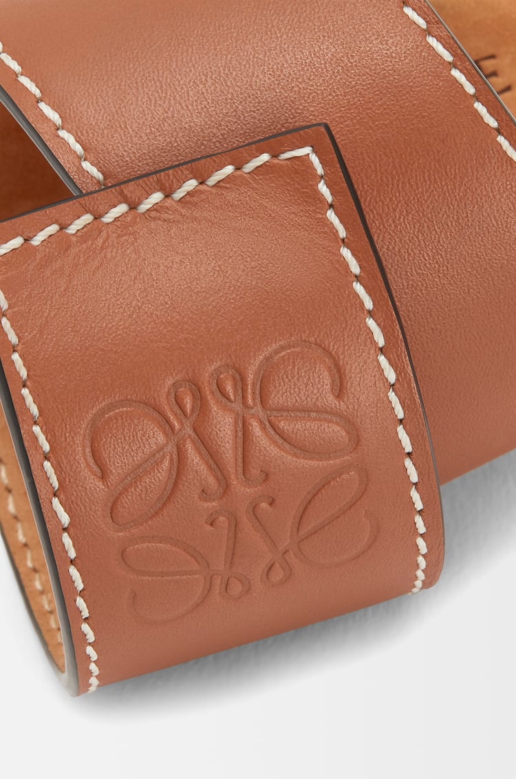 LOEWE Pulsera en piel de ternera Marrón Claro
