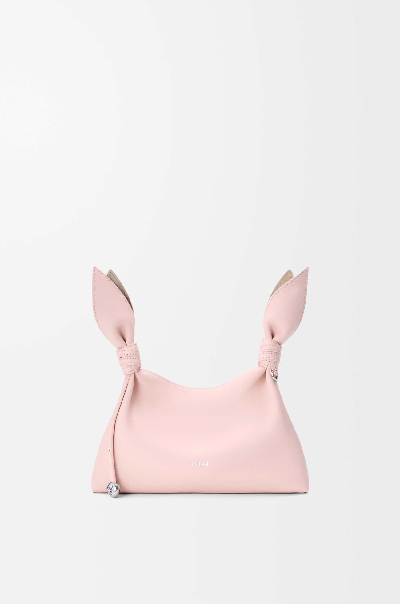 LOEWE Mini Scarf bag in smooth calfskin Crystal Pink