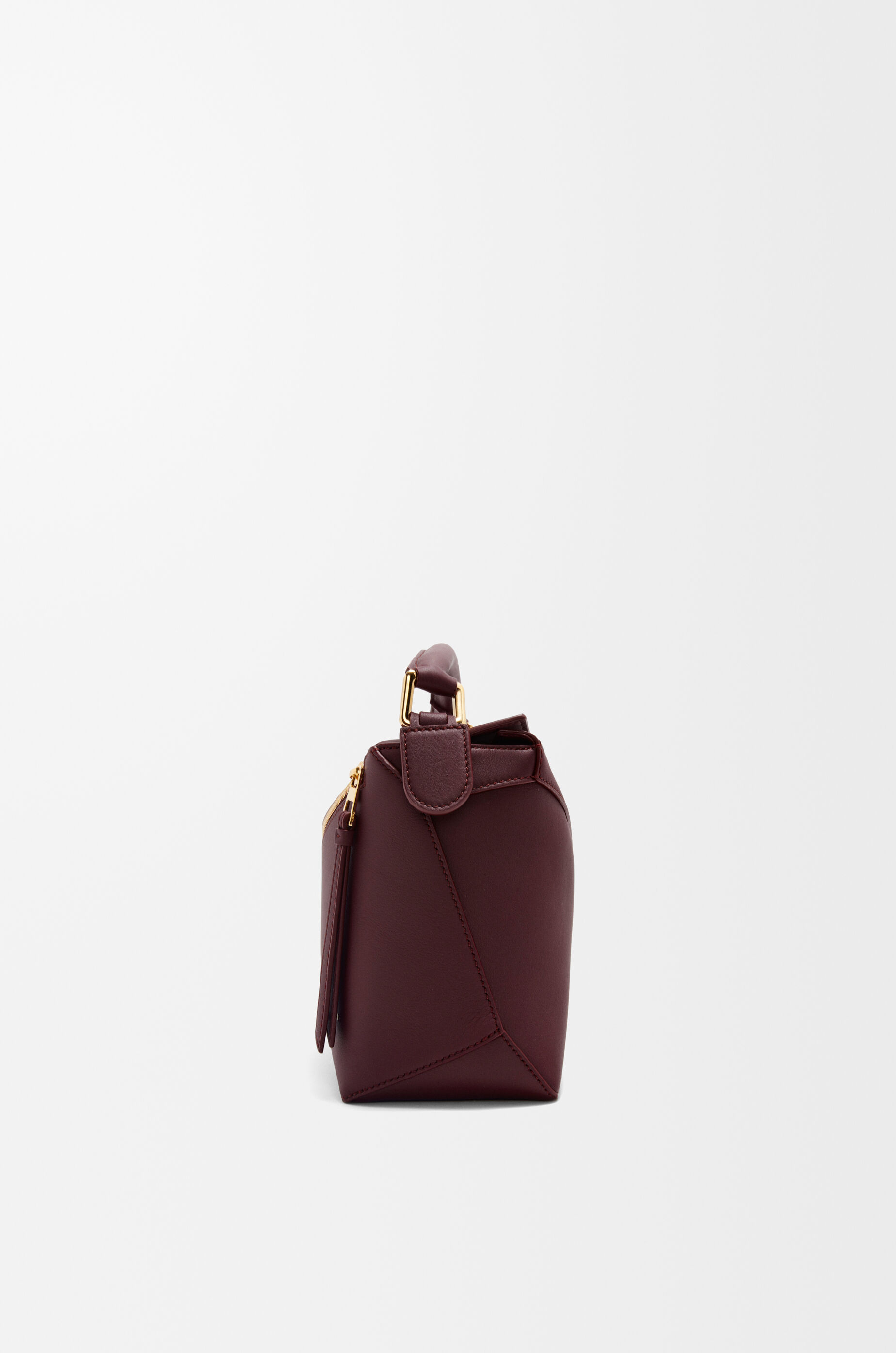 ロエベ パズルバッグ スモール レザー ダークバーガンディ パズルバッグ スモール（クラシックカーフ） レッド - LOEWE