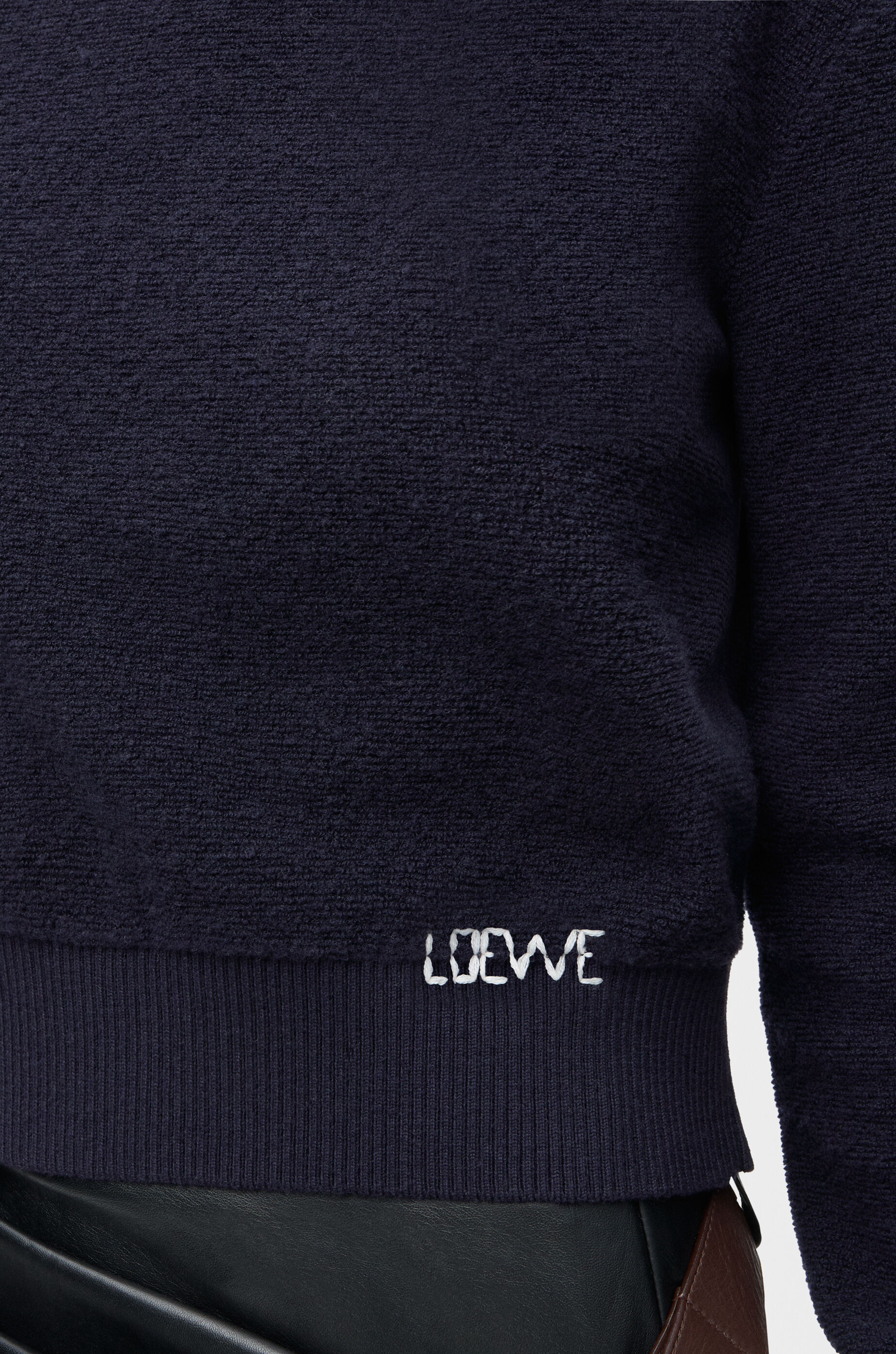 Sweater in wool Blue - LOEWE USA Official Website