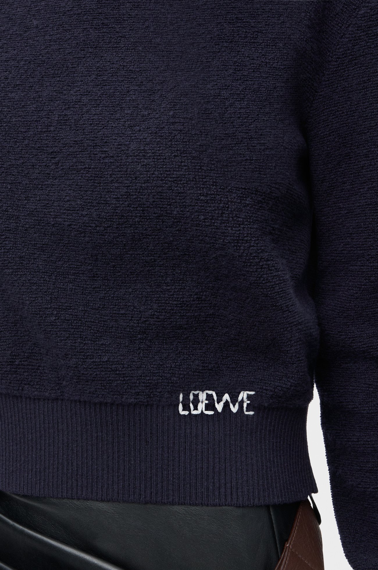 LOEWE Jersey en lana Azul Marino