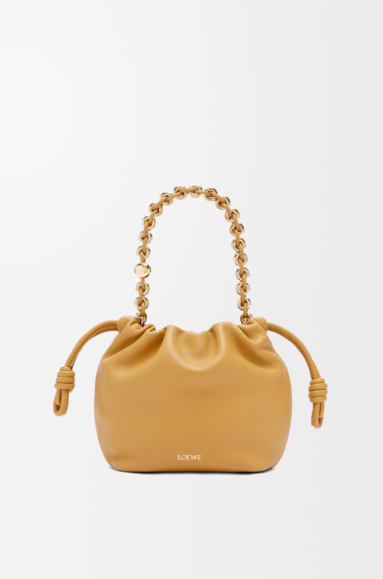LOEWE Mini Flamenco purse in mellow nappa lambskin Sahara