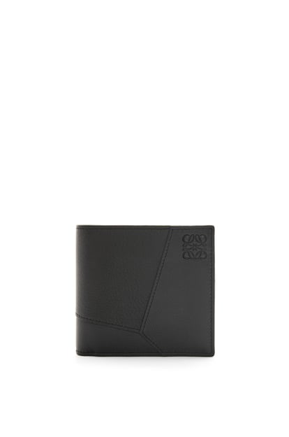 LOEWE 퍼즐 바이폴드 동전 지갑 - 클래식 카프스킨 Black