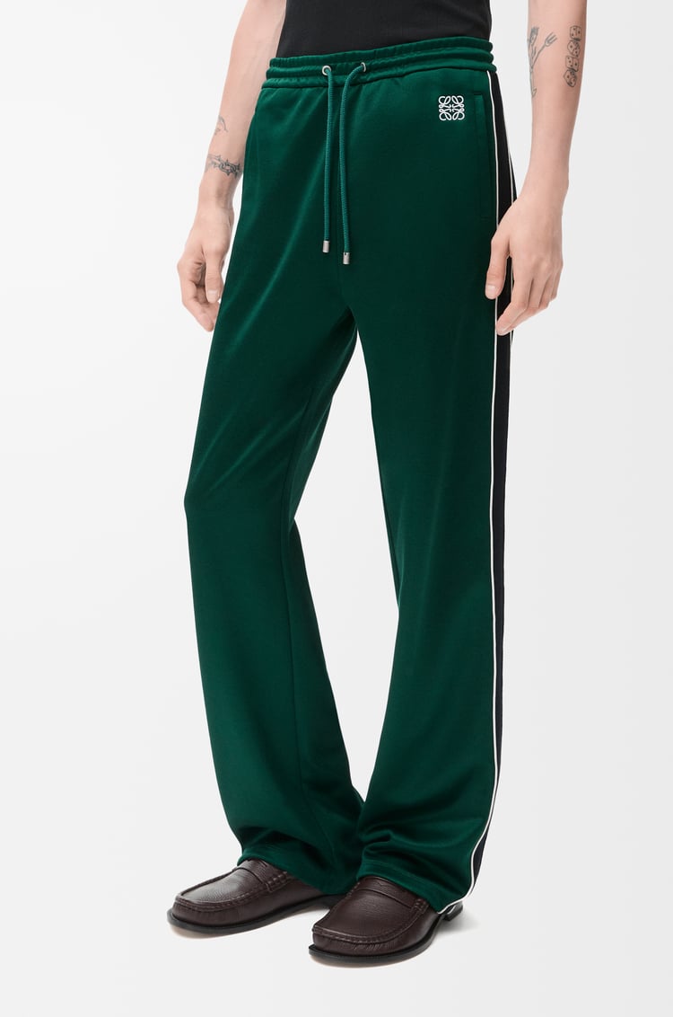 LOEWE Tracksuit trousers in technical jersey Dark Green
