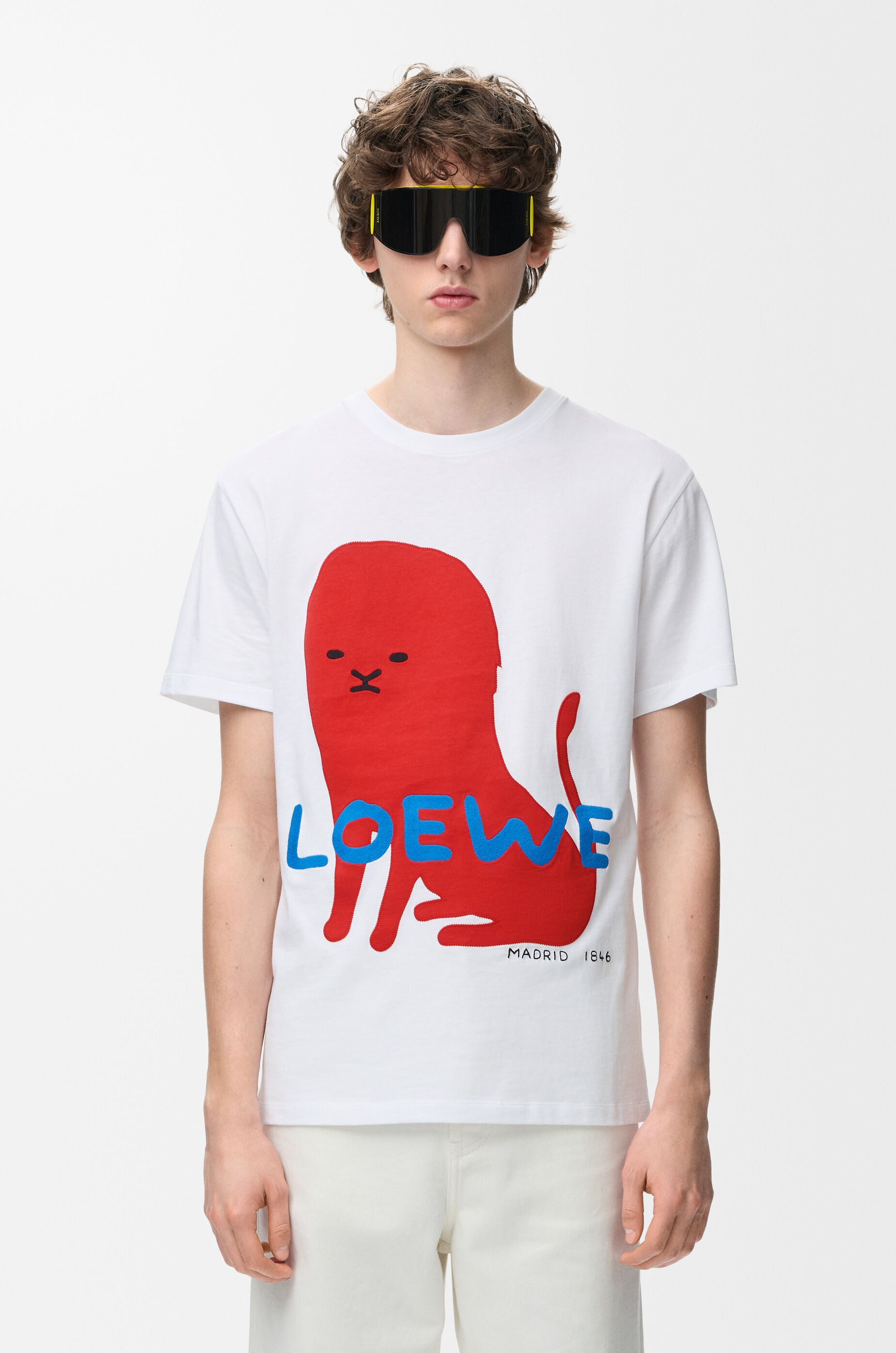 レギュラーフィット Tシャツ（コットン） ホワイト - ロエベ 日本 公式