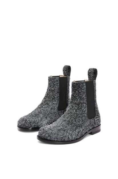 LOEWE Campo Chelsea boot in brushed suede Charcoal plp_rd