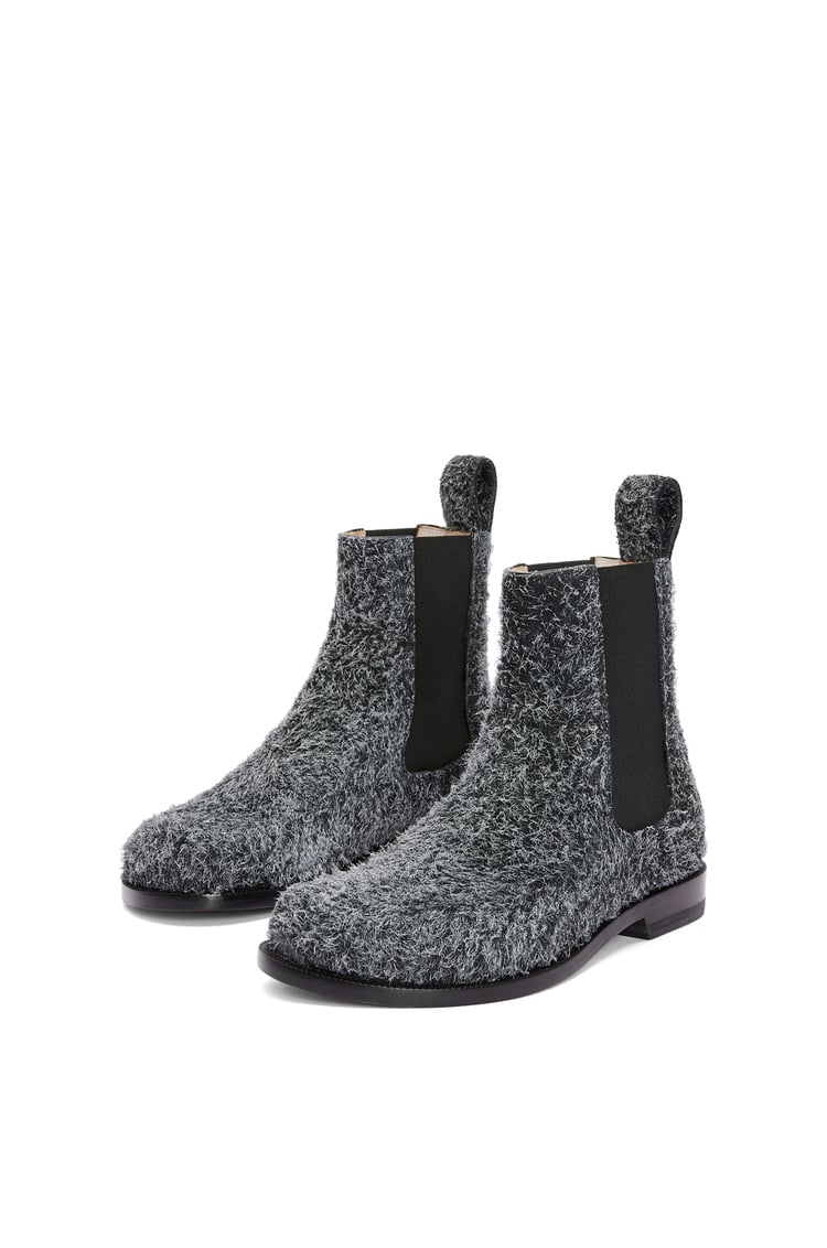 Campo Chelsea boot in brushed suede Charcoal - LOEWE