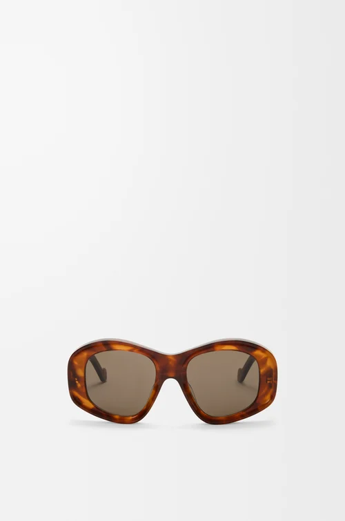 LOEWE Beveled Pentagon sunglasses Havana