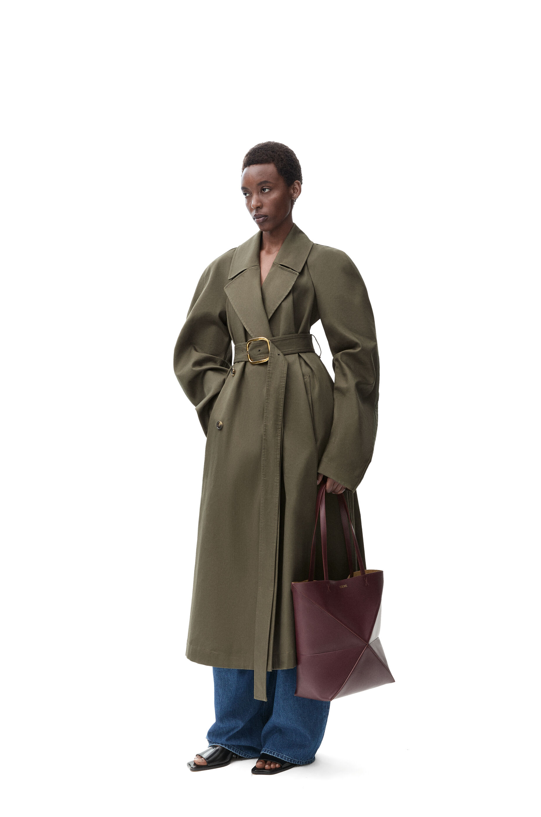 贈り物 トレンチコート（コットン） ローデングリーン - LOEWE ジャケット・アウター