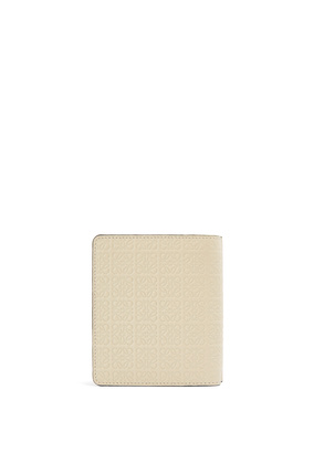 LOEWE Repeat compact zip wallet in embossed calfskin Light Oat plp_rd