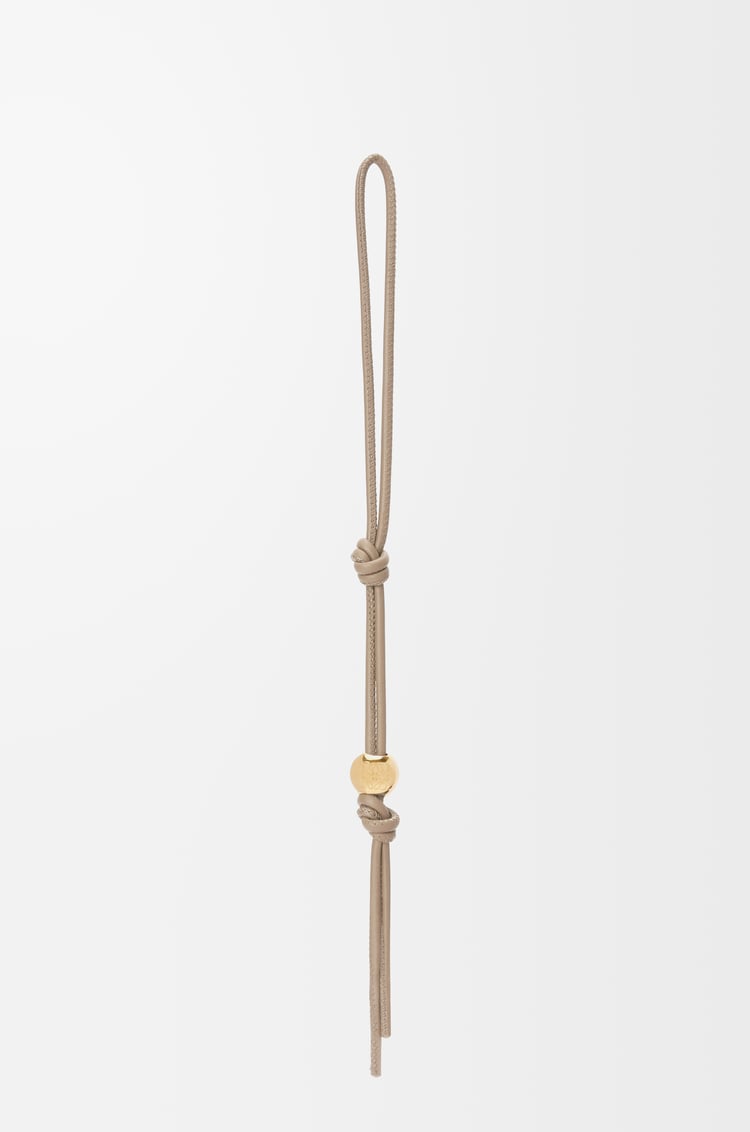 LOEWE Correa personalizable en piel de ternera Arena/Dorado