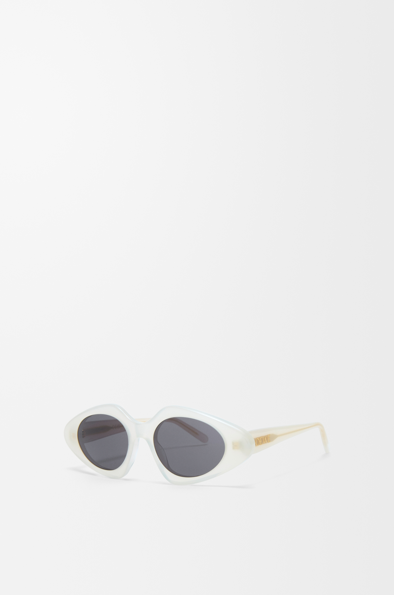 LOEWE Slim Triangle 太阳镜 Milky Ivory