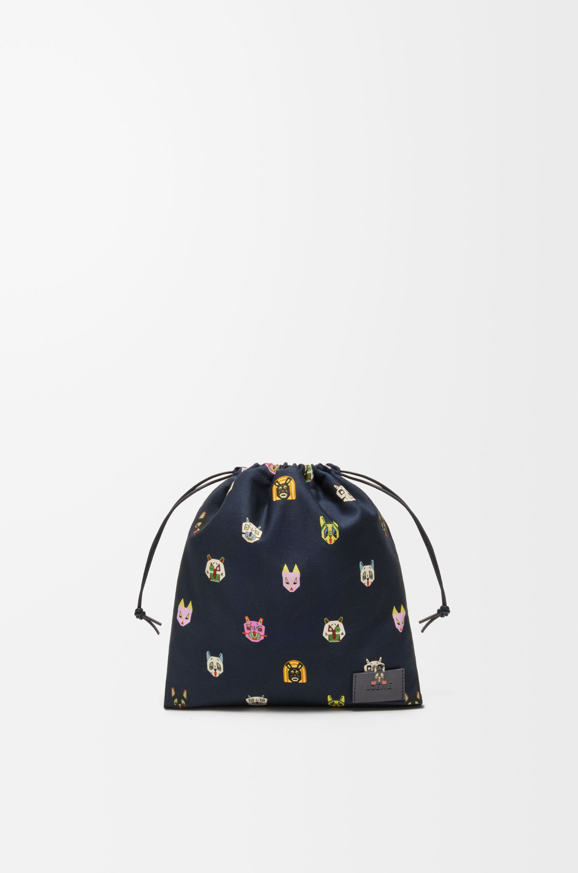 キャッツ ドローストリングポーチ スモール（キャンバス） ブラウン