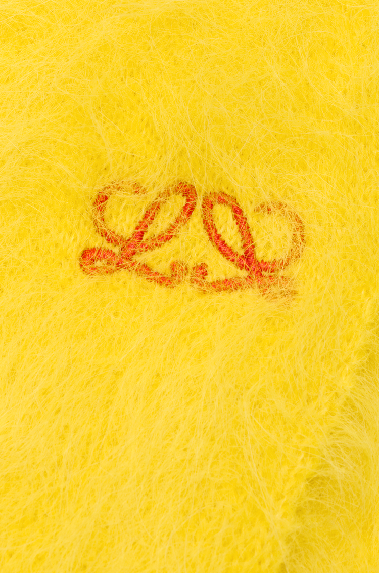 LOEWE Bufanda en alpaca Amarillo